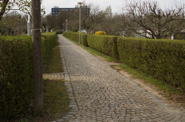 Überblick des Kleingartenvereins